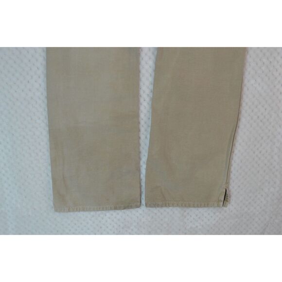 Lucky Brand Dungarees Wonder Jeans Women's 0/25 Long Length Tan Distressed Jeans - Picture 8 of 13